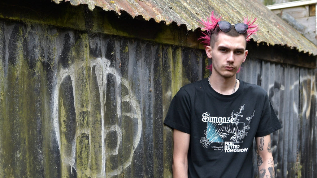 Sungaze Feel Better Tomorrow limited edition graphic tee from TEN OF CLUBS