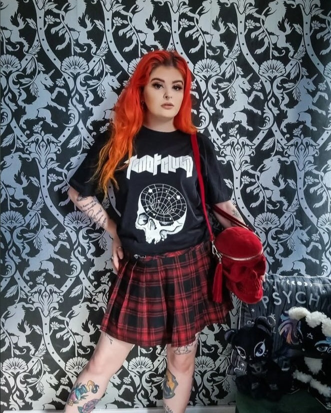 Alt girl @fashionedwitch in TEN OF CLUBS Head Cave Tee