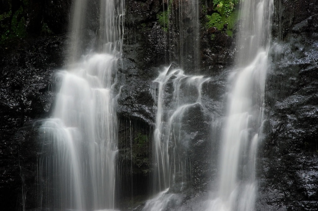 Waterfall on a rockface