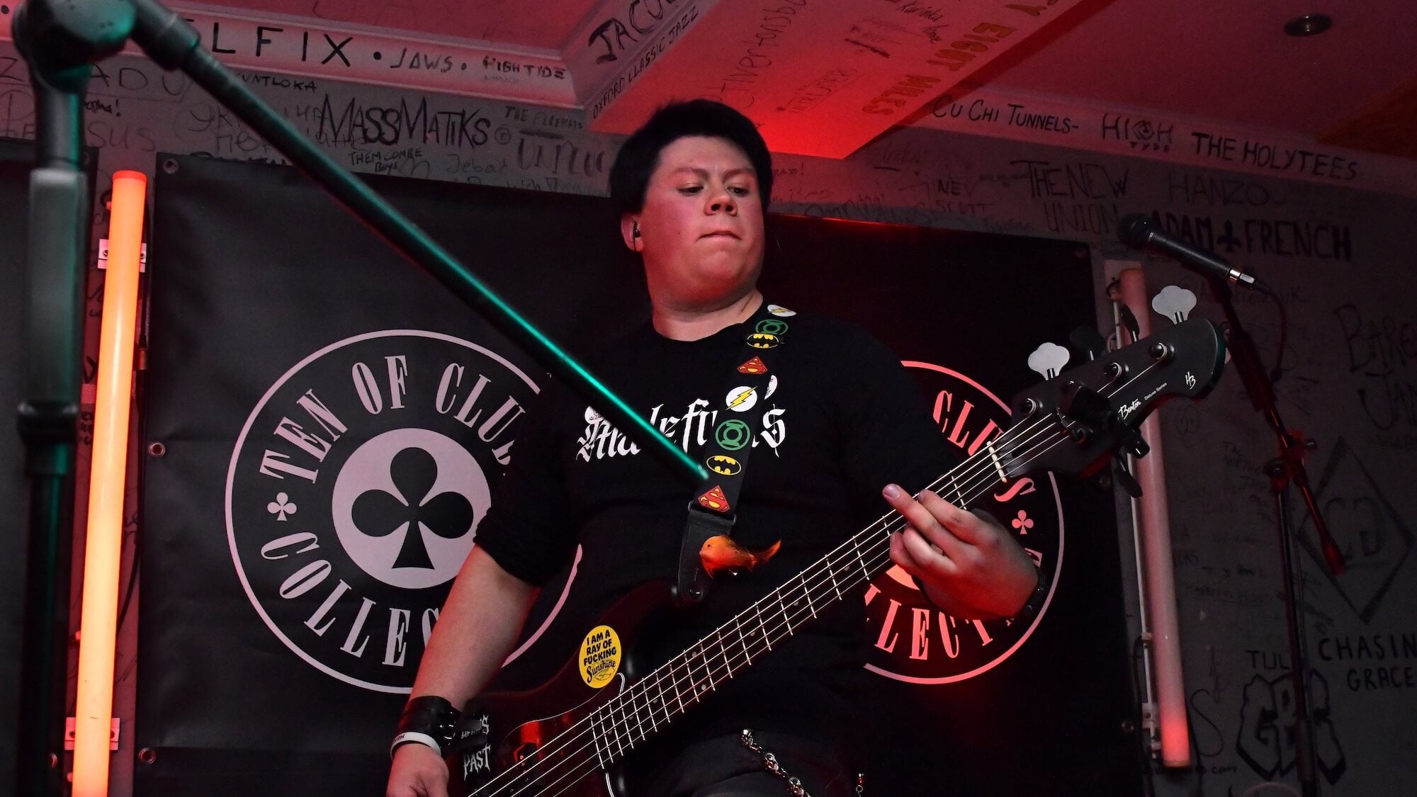 Maleficus metal band on stage at TOCstock Fresh Blood 2026