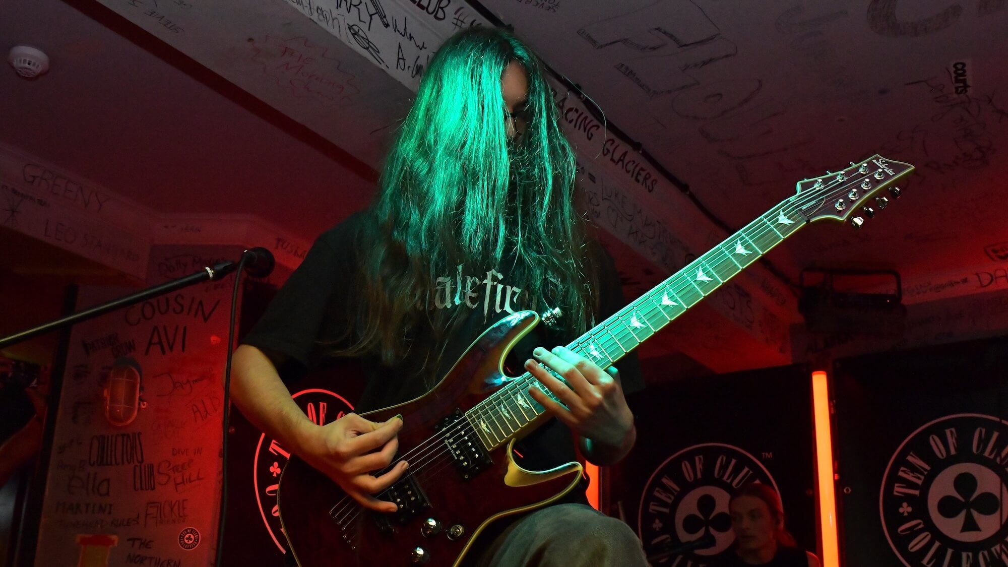 Maleficus metal band on stage at TOCstock Fresh Blood 2026