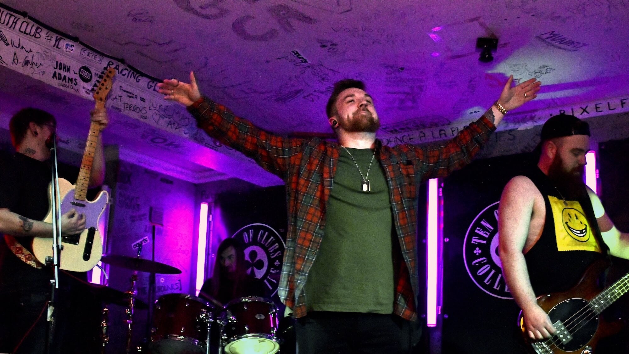 Our Fate alt rock band on stage at TOCstock Fresh Blood 2026