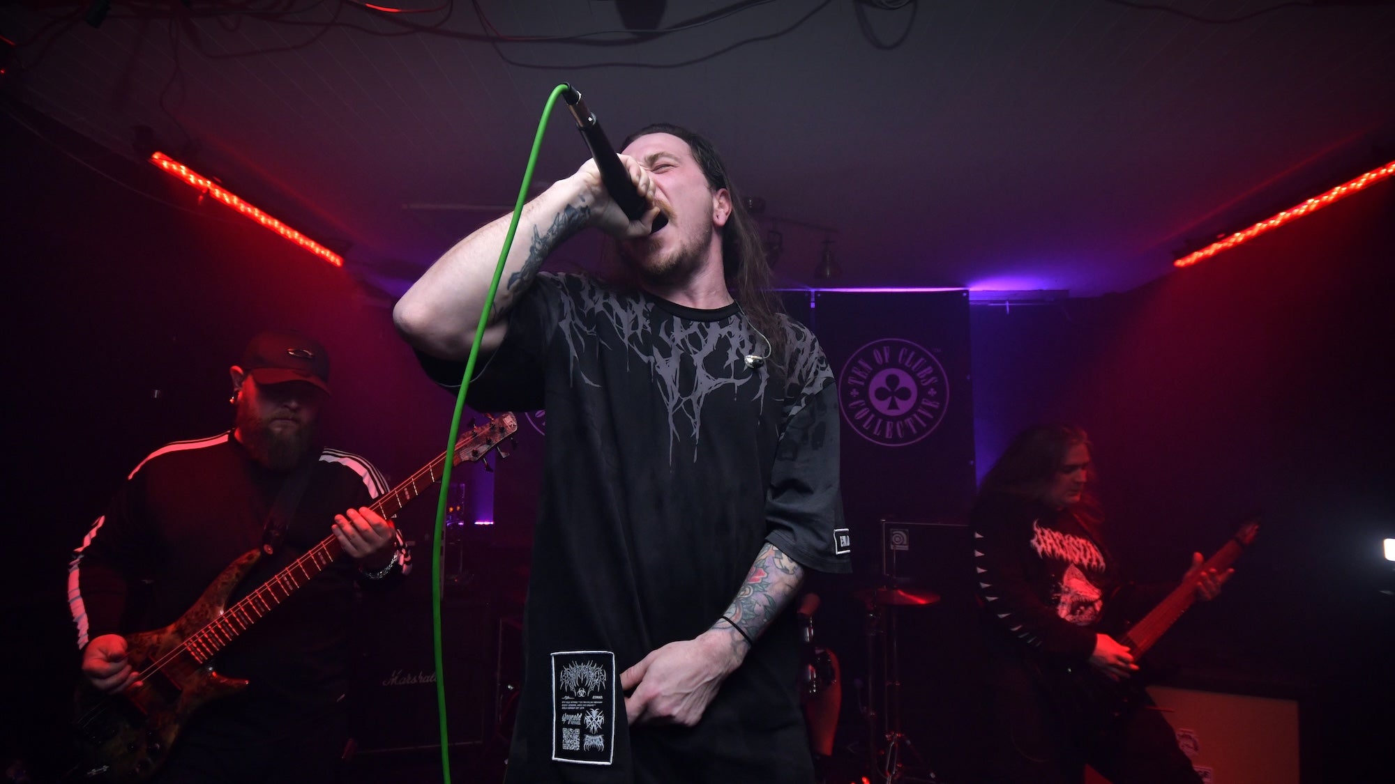 The Cartographer death metal band performing at TOC @ The Wheatsheaf, Banbury