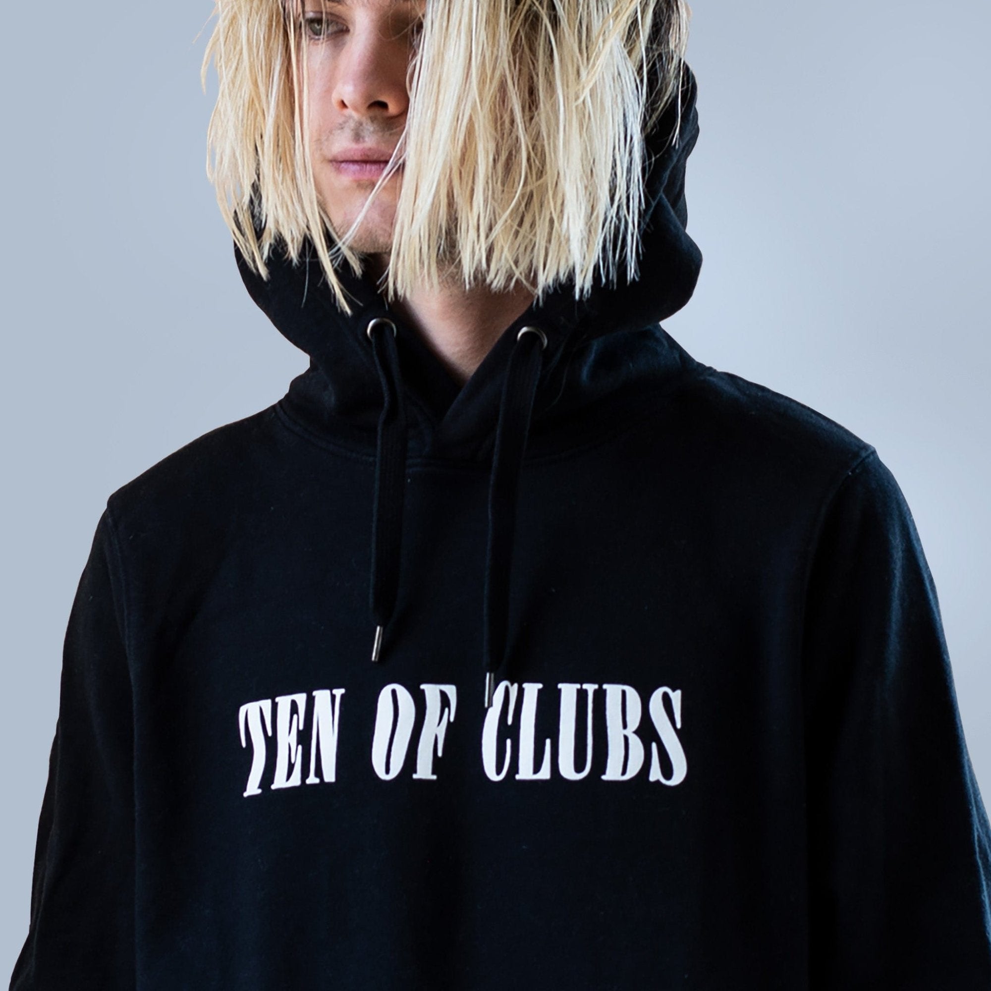 WAVE HOODIE Shirts & Tops TEN OF CLUBS #color_black