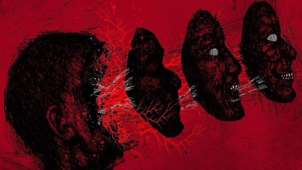 Bleeding by Sleemo single cover art by @stitching_a_laugh_to_darkness