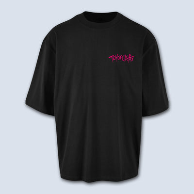 TEN OF CLUBS Devil Girl Oversized Tee alt graphic t-shirt chest print