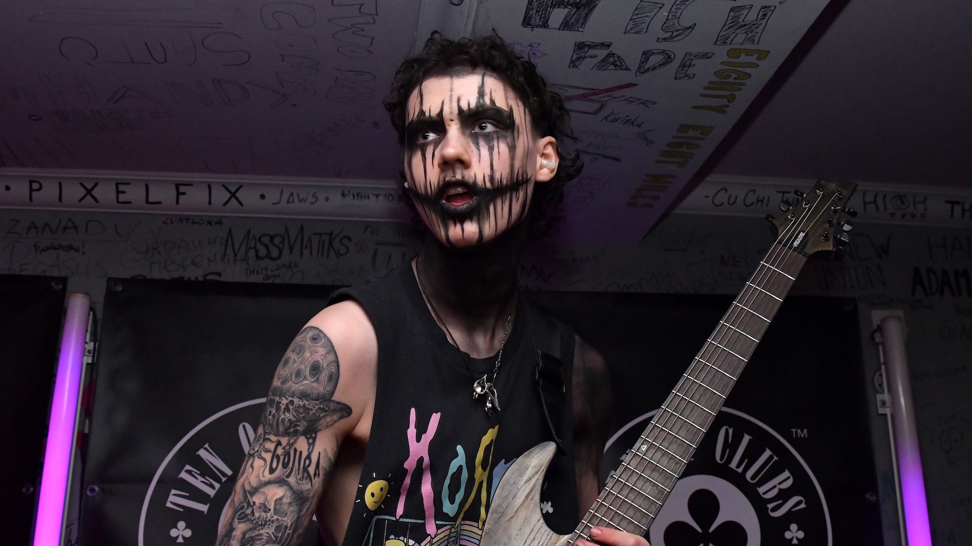 Sacravia guitarist Cass Croney