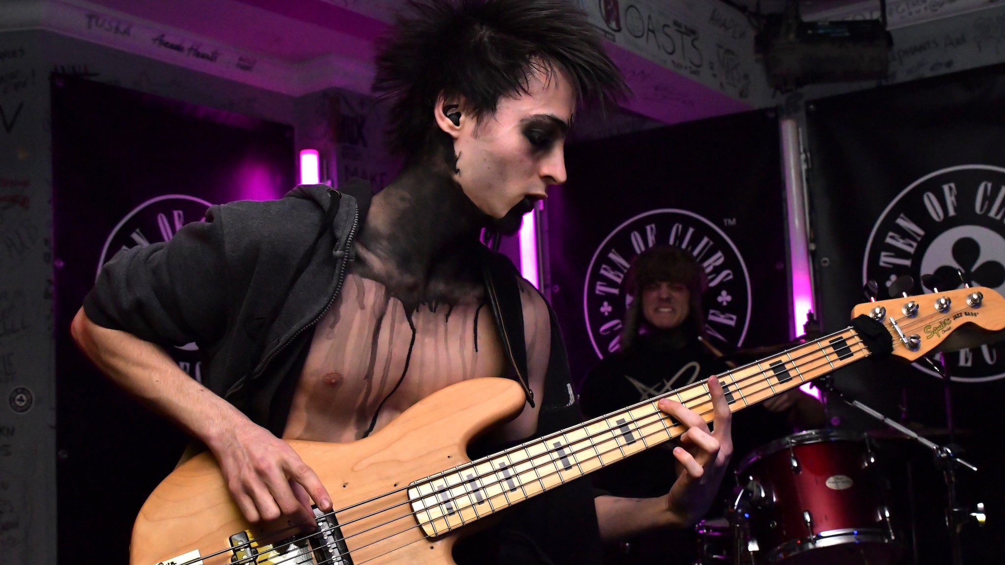 Sacravia bassist Dylan Bridge