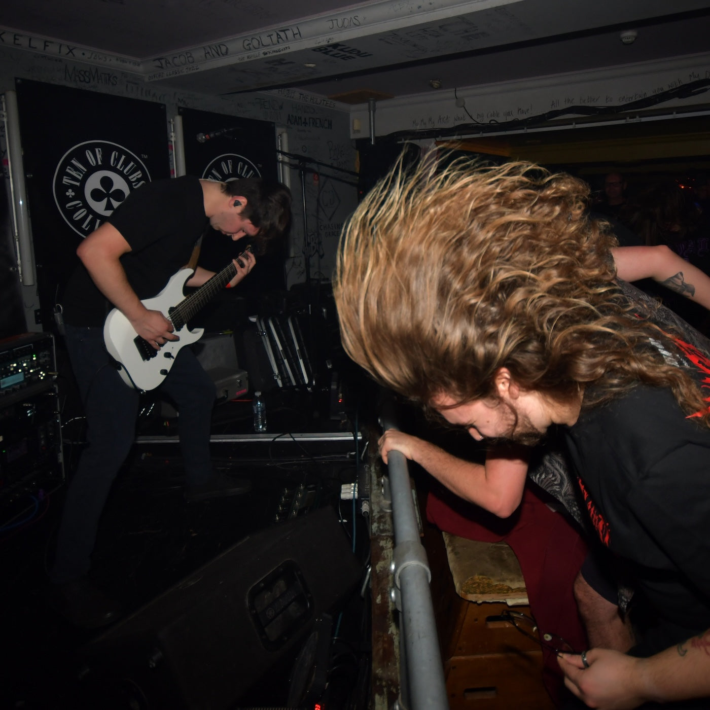 Moshing at TOCstock, the TEN OF CLUBS alternative shindig