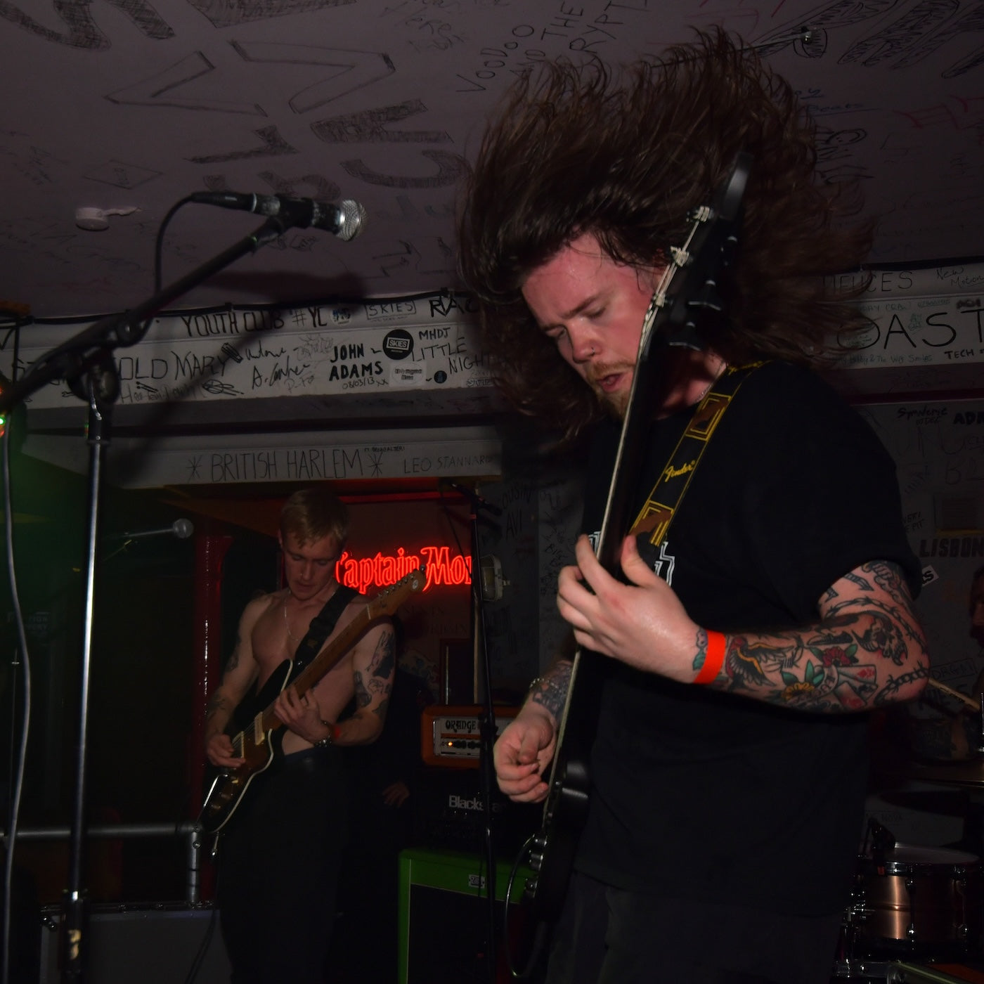 Sleemo alt metal band performing at TOCstock, the TEN OF CLUBS alternative shindig
