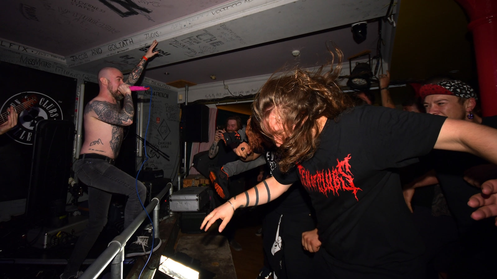 MSRY hardcore band performing at TOCstock: the TEN OF CLUBS alternative shindig