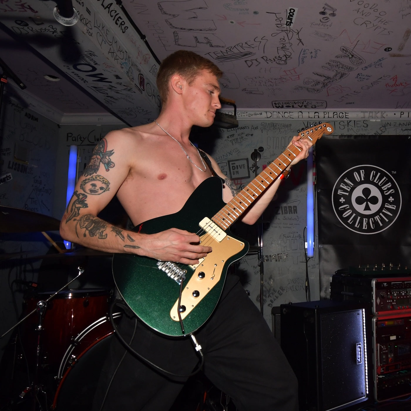 Sleemo guitarist Billy Utting onstage at TOCstock