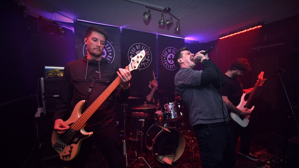 LOVELETTER metalcore band performing at TOC @ The Wheatsheaf, Banbury