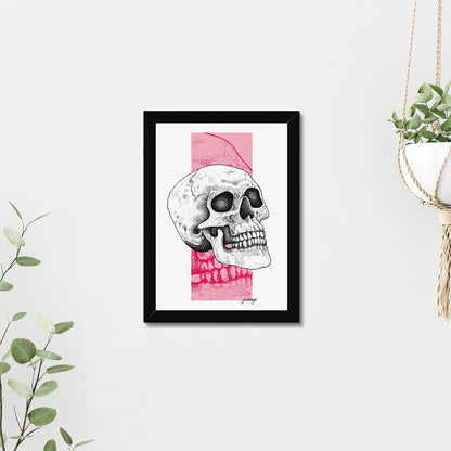 PASTEL SKULL ART PRINT Posters, Prints, & Visual Artwork TEN OF CLUBS