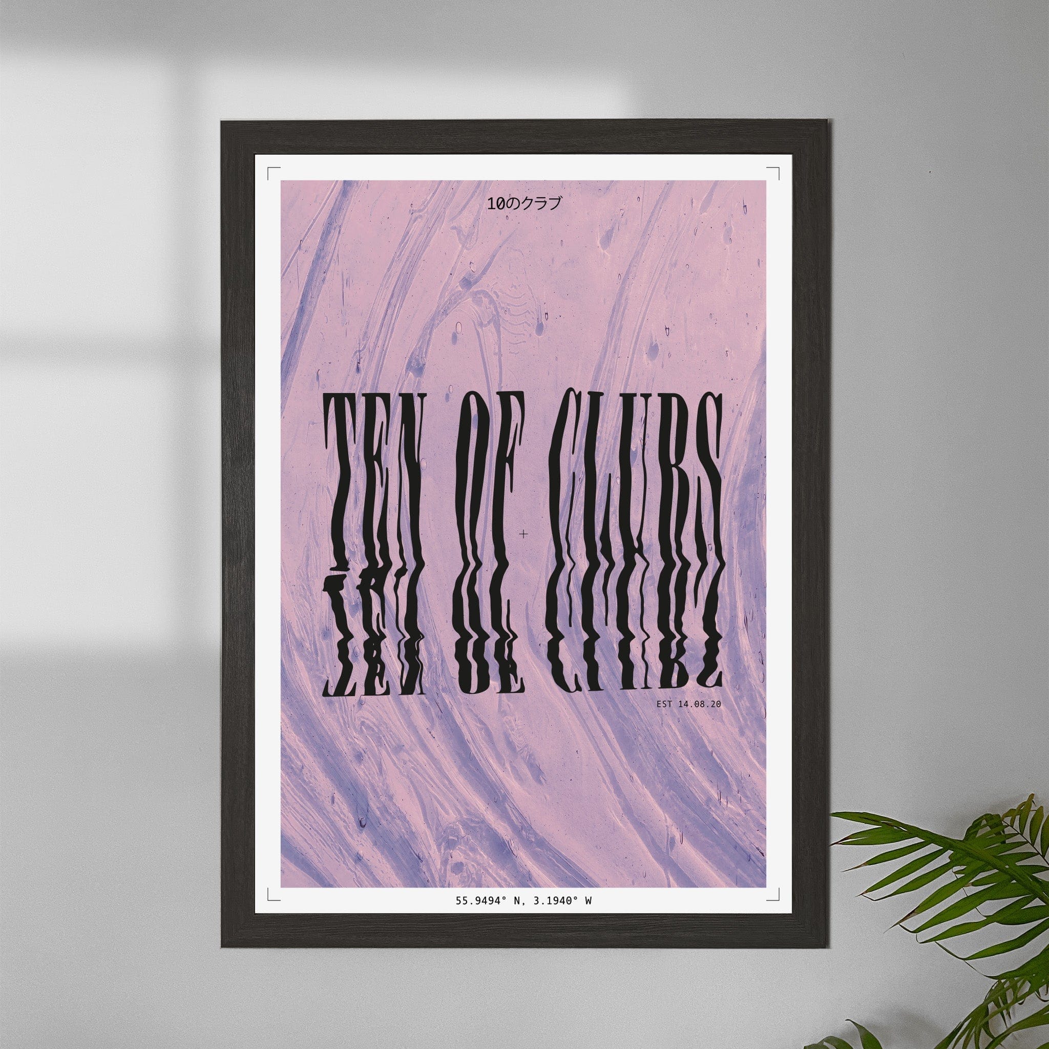 PINK OCEAN A2 ART PRINT Posters, Prints, & Visual Artwork TEN OF CLUBS