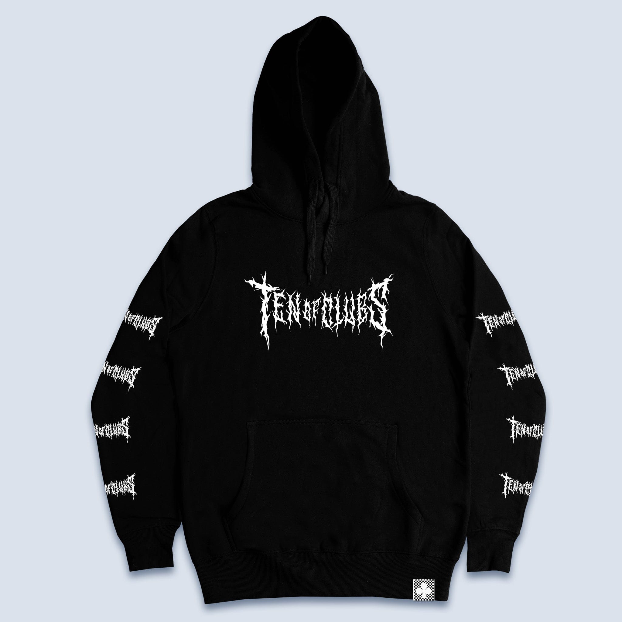 SPIKE HOODIE BLACK Shirts & Tops TEN OF CLUBS