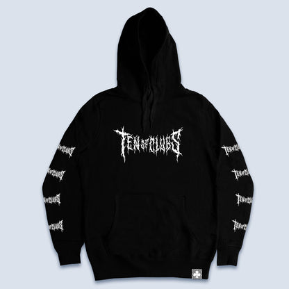 SPIKE HOODIE BLACK Shirts & Tops TEN OF CLUBS