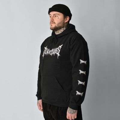 SPIKE HOODIE BLACK Shirts & Tops TEN OF CLUBS