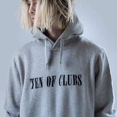 WAVE HOODIE Shirts & Tops TEN OF CLUBS #color_grey